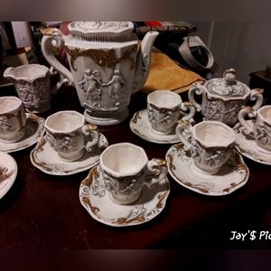 Vintage greek tea set